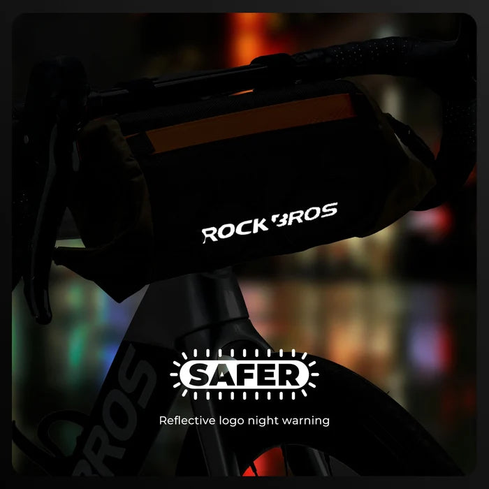 2.4L Compact Handlebar Bag with Shoulder Strap