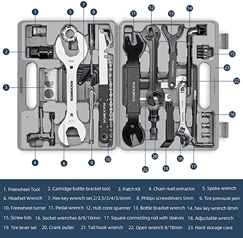 44-in-1 Bike Tool Kit for Bicycle Maintenance & Repairs