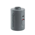 Gray cylindrical device with 'Qunature' branding on a white background#color_Gray