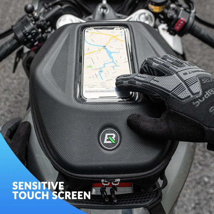 7L Motorcycle Tank Bag with Touch Screen Phone Holder