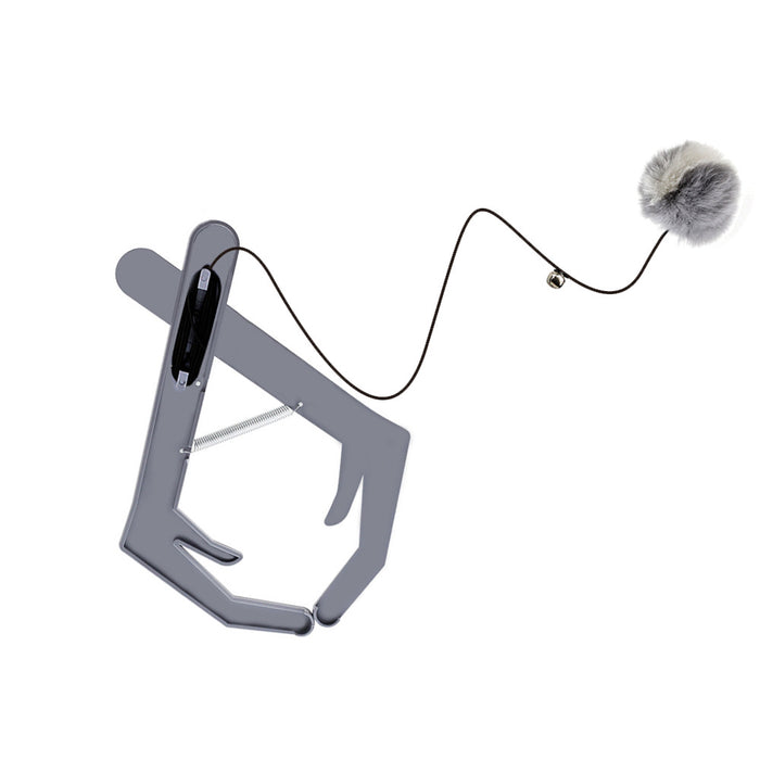 Adjustable Elastic Cat Door Frame Clip Toy