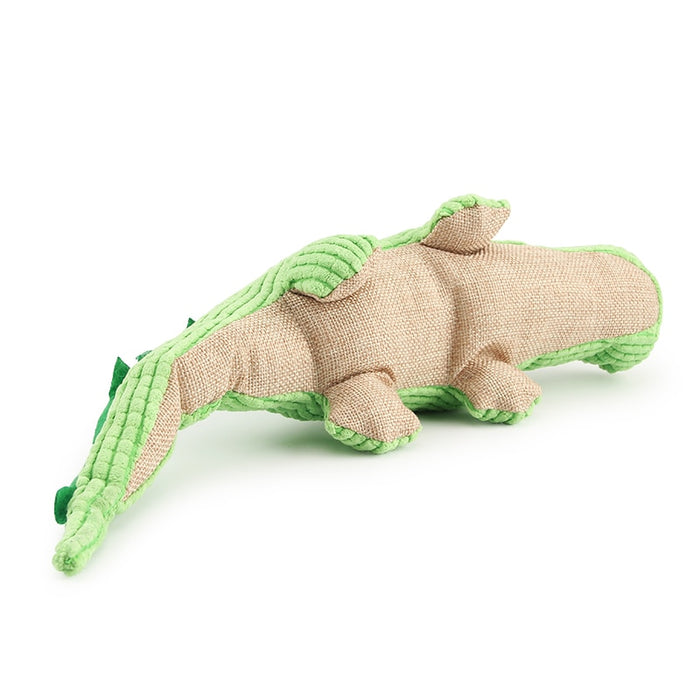 Alligator Plush Squeaker Dog Toy