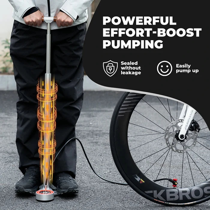 ROCKBROS aluminium alloy air pump 240PSI portable