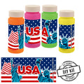 American USA Patriotic Bubbles - Pack of 8