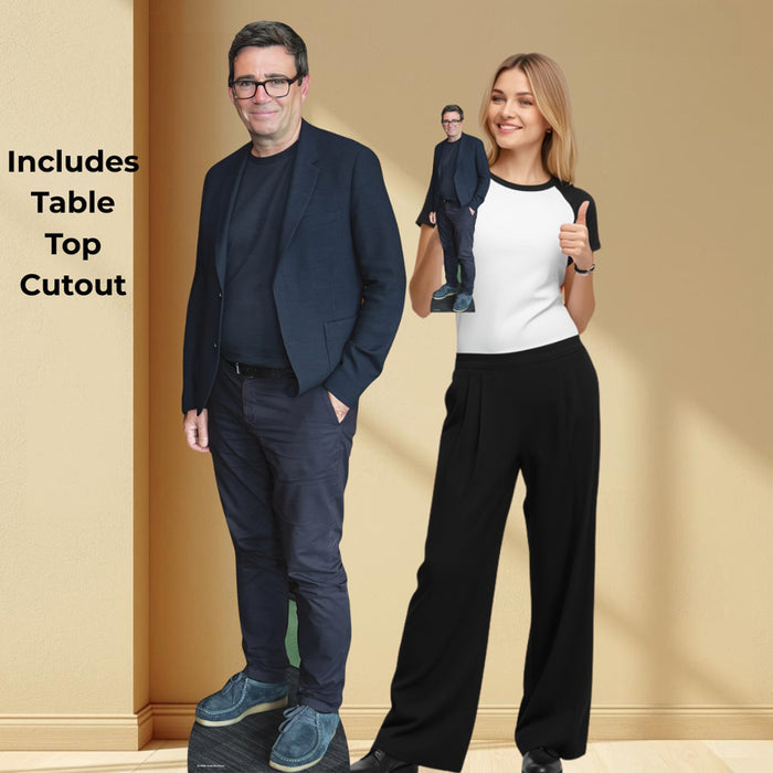 Andy Burnham Lifesize Cardboard Cutout – 1.79m