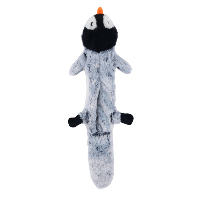 Animal Themed, No Stuffing Dog Toy, Crinkle, Squeaker