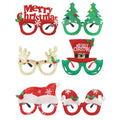 Assorted Fun Christmas Glasses - Pack of 6