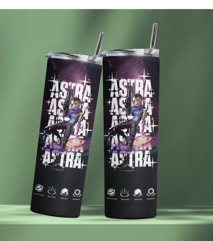 Astra Valorant Tumbler – Cosmic Vision | Hydration On Command - Valorant
