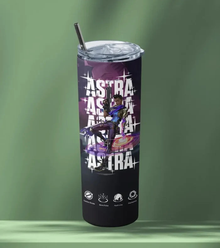 Astra Valorant Tumbler – Cosmic Vision | Hydration On Command - Valorant