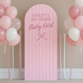 Baby Pink Stripe Personalised Sailboard Stand-Up - 185cm