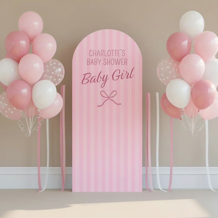 Baby Pink Sailboard with Balloons Only