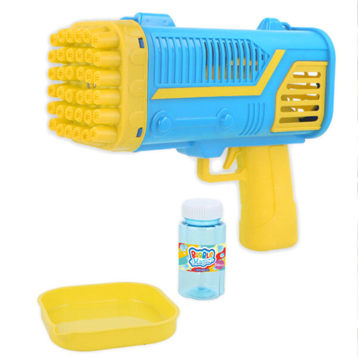 Battery Operated Bubble Gun with 50ml Bubble Solution