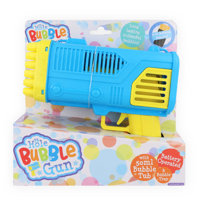 Battery Operated Bubble Gun with 50ml Bubble Solution