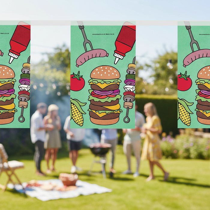 BBQ Food Bunting lifestyle shot
