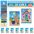 Beach Seaside Paper Decoration Pack