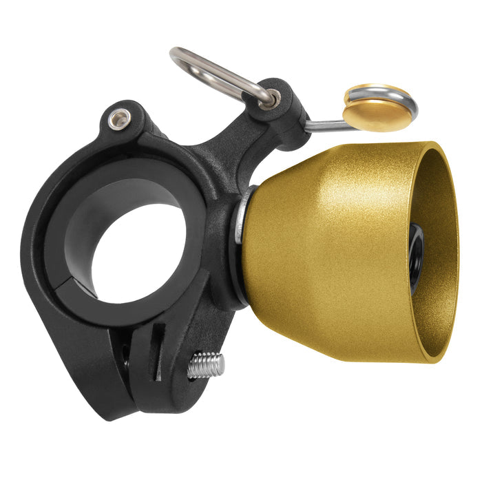 ROCKBROS mini bike bell copper alloy 90db for 22.2–31.8mm handlebars
#Color_Gold