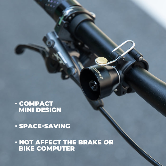ROCKBROS mini bike bell copper alloy 90db for 22.2–31.8mm handlebars