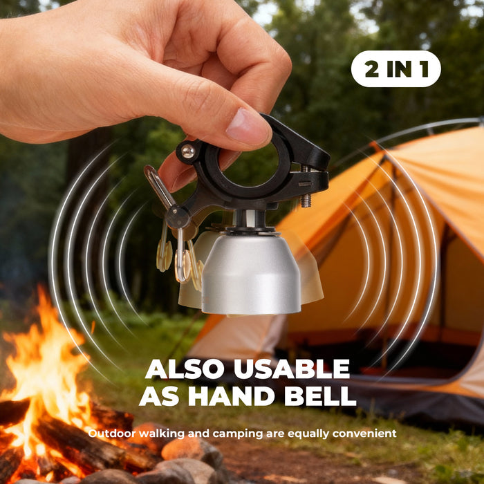 ROCKBROS mini bike bell copper alloy 90db for 22.2–31.8mm handlebars