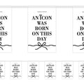 Birthday Bows An Icon Was Born Bunting -  2.4m