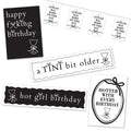 Birthday Bows Paper Decoration Pack