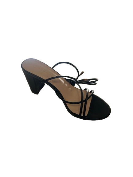 Black Lace Up Heel