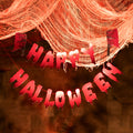 Bloody Happy Halloween Banner With Cleavers - 1.2m