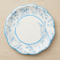 Blue & White Bunny Scalloped Paper Plates - Pack of 10
