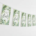 Botanical Baby Shower Hey Baby Paper Bunting Decoration - 2.4m