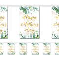 Botanical Foliage Happy Mother's Day Flag Paper Bunting Decoration - 2.4m
