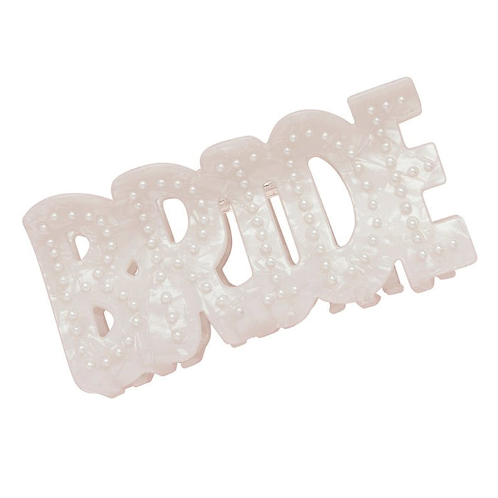 Bride Acrylic Hair Clip