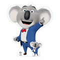 Buster Koala Sing 2 Lifesize Cardboard Cutout with Mini Cutout - 66cm x 56cm