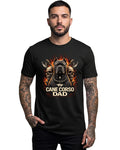Cane Corso Dad Graphic Tee | Black | Direct-to-Garment Print | Bella Canvas 3001