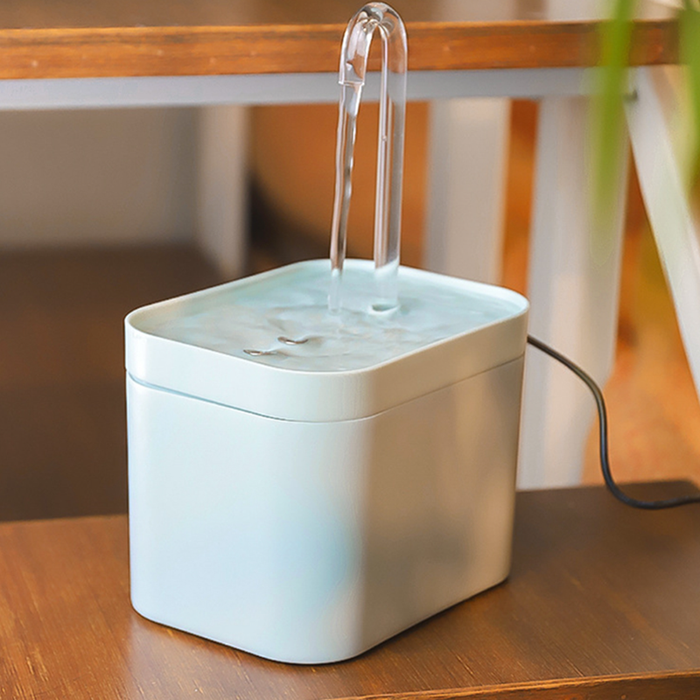 Cat Water Fountain, Filter, USB, 1.5L Recirculate Filtering Drinker for Cats