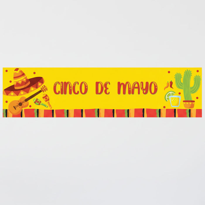 Cinco de Mayo Banner Decoration - 1.2m