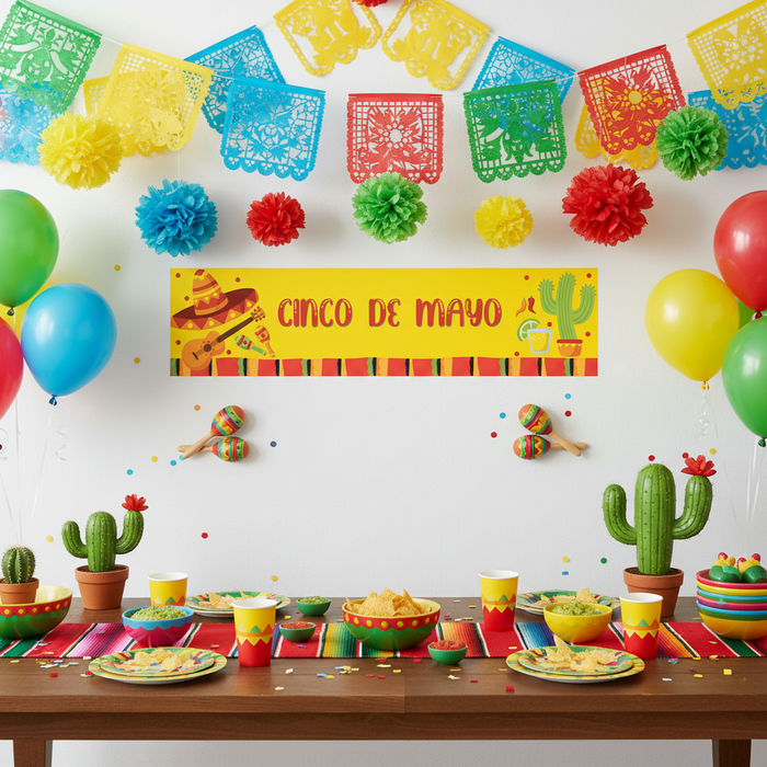 Cinco de Mayo Banner Decoration - 1.2m