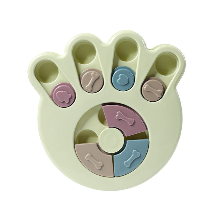 Claw Print Dog Toy, Pet Puzzle Slow Food Toy