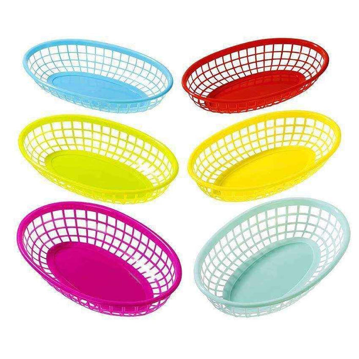 Cuban Fiesta Food Baskets - 23.5cm - Pack of 6