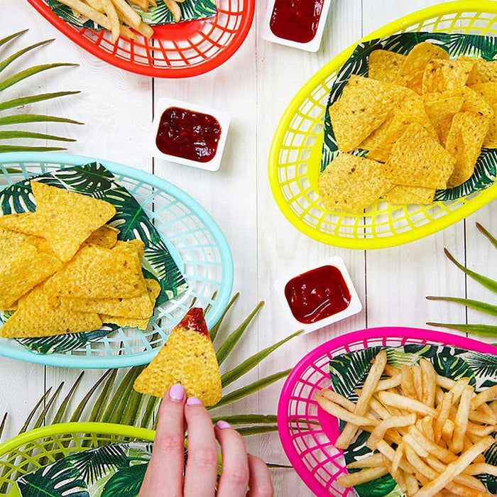 Cuban Fiesta Food Baskets - 23.5cm - Pack of 6