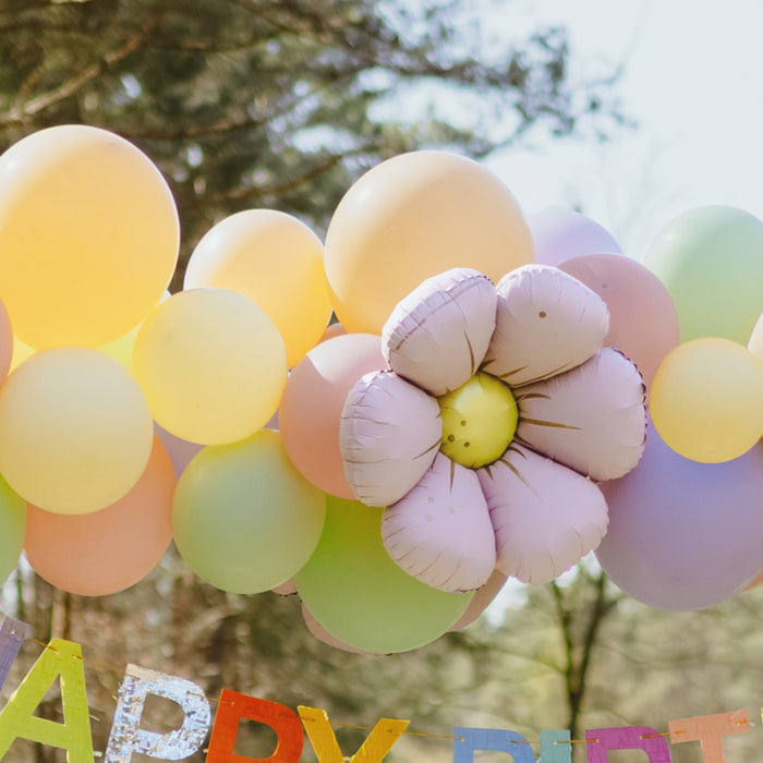 Daisy Foil Balloons - 25" - Pack of 4