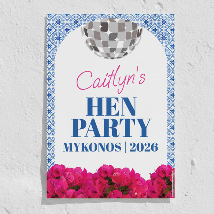 Dancing Queen Personalised Poster - A3