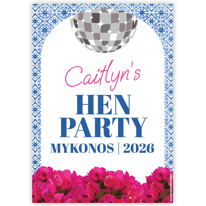 Dancing Queen Personalised Poster - A3