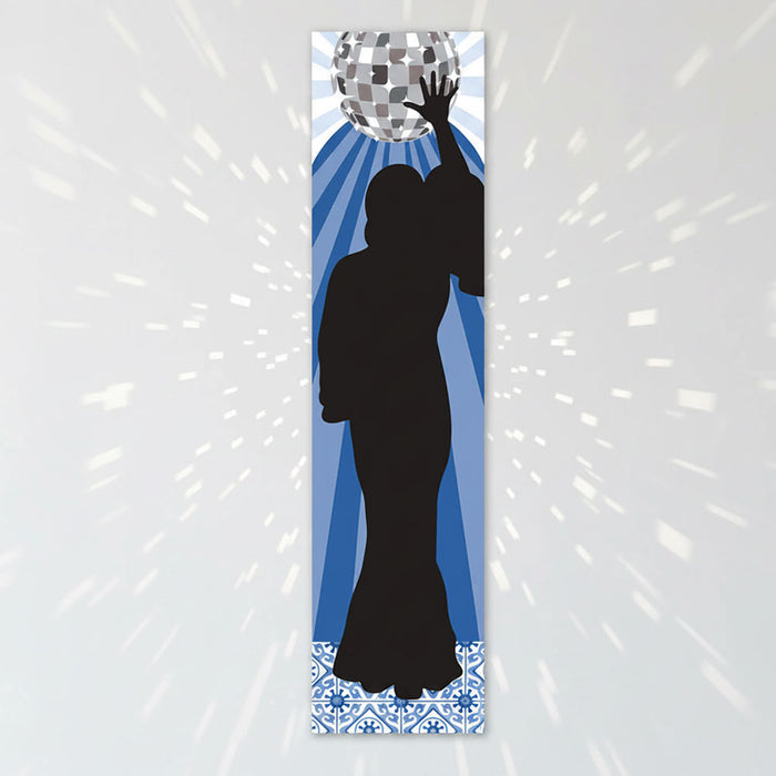 Dancing Queen Silhouette Middle Portrait Banner - 30cm x 120cm