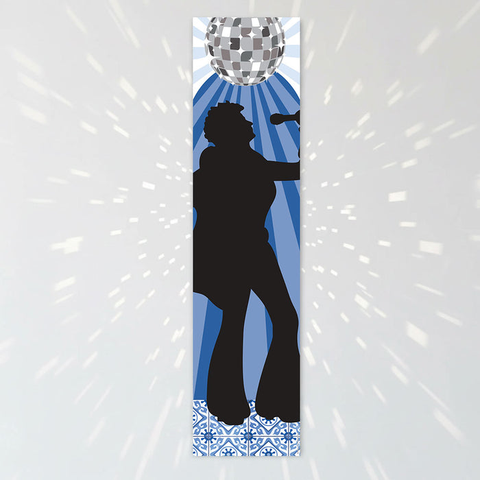 Dancing Queen Silhouette Right Portrait Banner - 30cm x 120cm