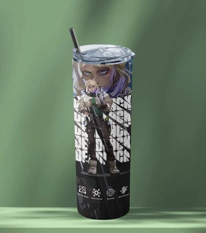 Deadlock Valorant Tumbler – Iron Grip | Hydration On Command - Valorant
