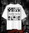 Death Note Chibi Characters Dual Print Oversized T-Shirt | 240 GSM Premium Anime Tee - 180GSM / S - Death Note