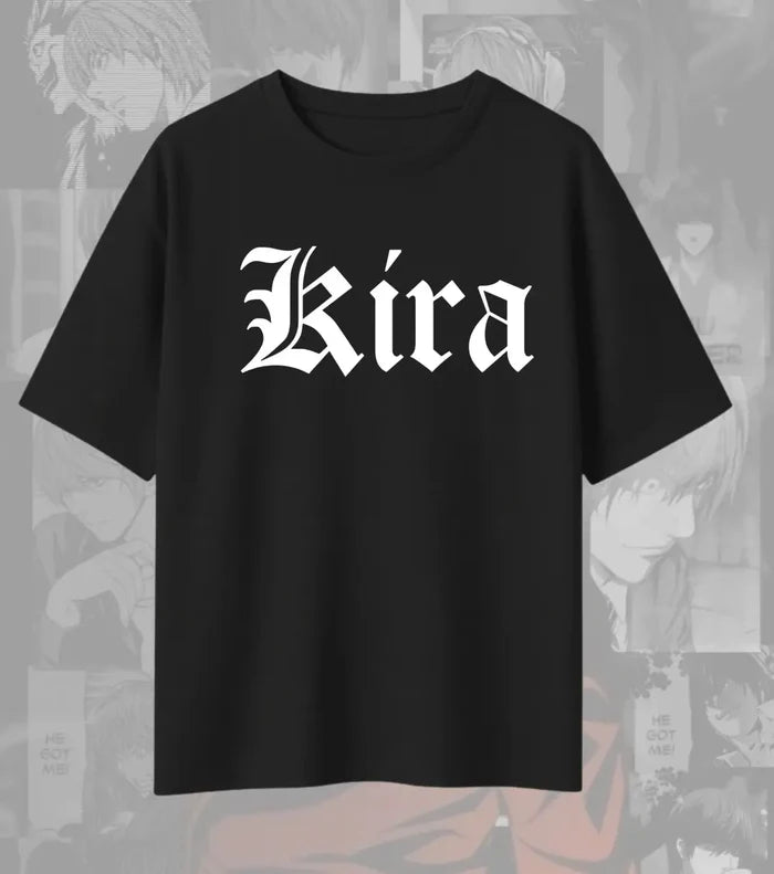 Death Note Logo Oversized T-Shirt | 240 GSM Premium Anime Streetwear - Death Note