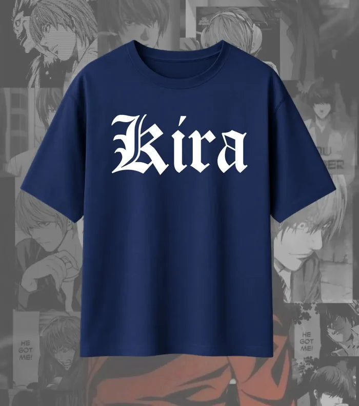 Death Note Logo Oversized T-Shirt | 240 GSM Premium Anime Streetwear - Death Note