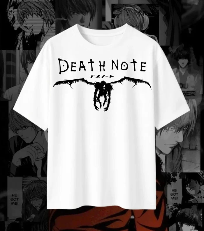 Death Note Ryuk Dual Print Oversized T-Shirt | 240 GSM Premium Anime Tee - Death Note