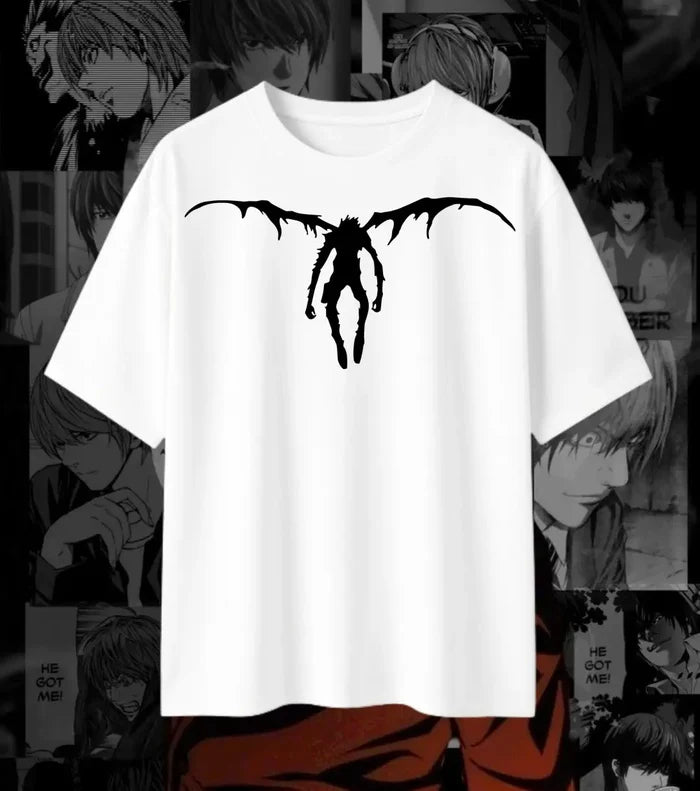 Death Note Ryuk Graphic Oversized Tee | Heavyweight 240 GSM Cotton - Death Note