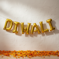 Diwali Gold Air-Fill Letter Foil Balloons - 16"
